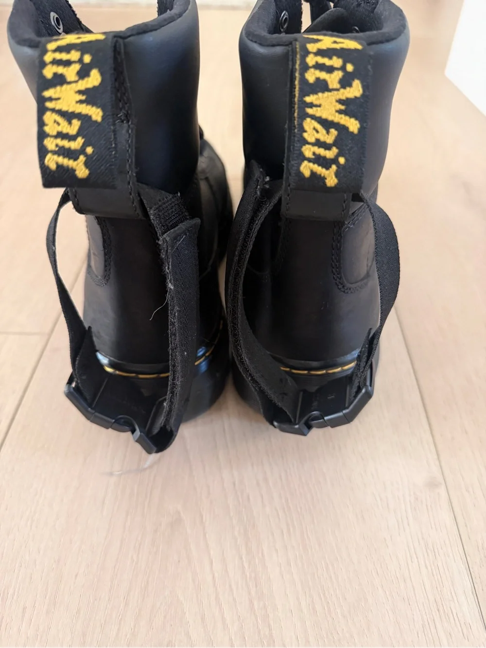 Dr. Martens Black Leather Lace-Up Combat Boots